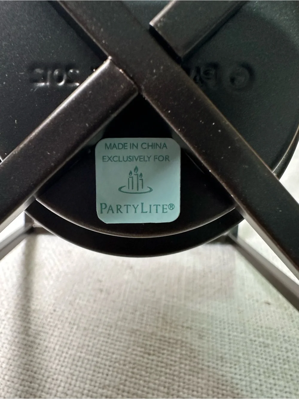 Retired PartyLite P91147 Framework Hanging Candle Lantern NIB Metal Farmhouse
